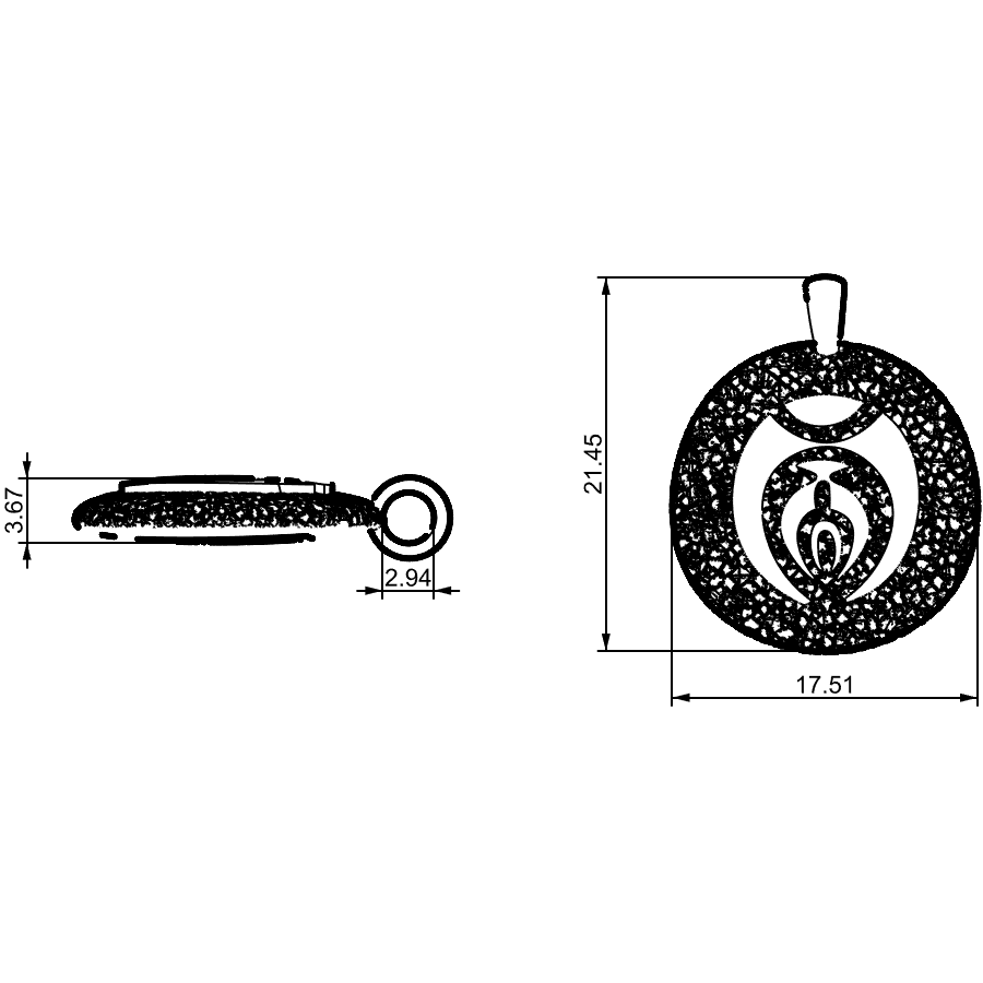 Colgante Tribal pequeño