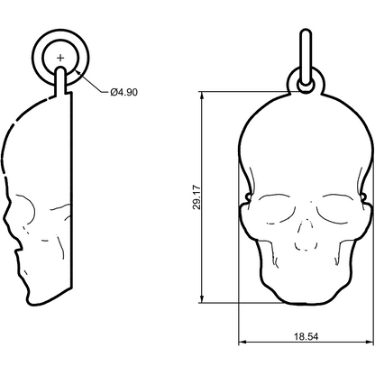 Colgante Calavera