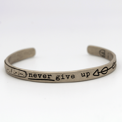 Pulsera Never Give Up